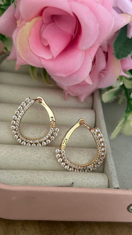 CZ Party Wear Bali Earrings for Women