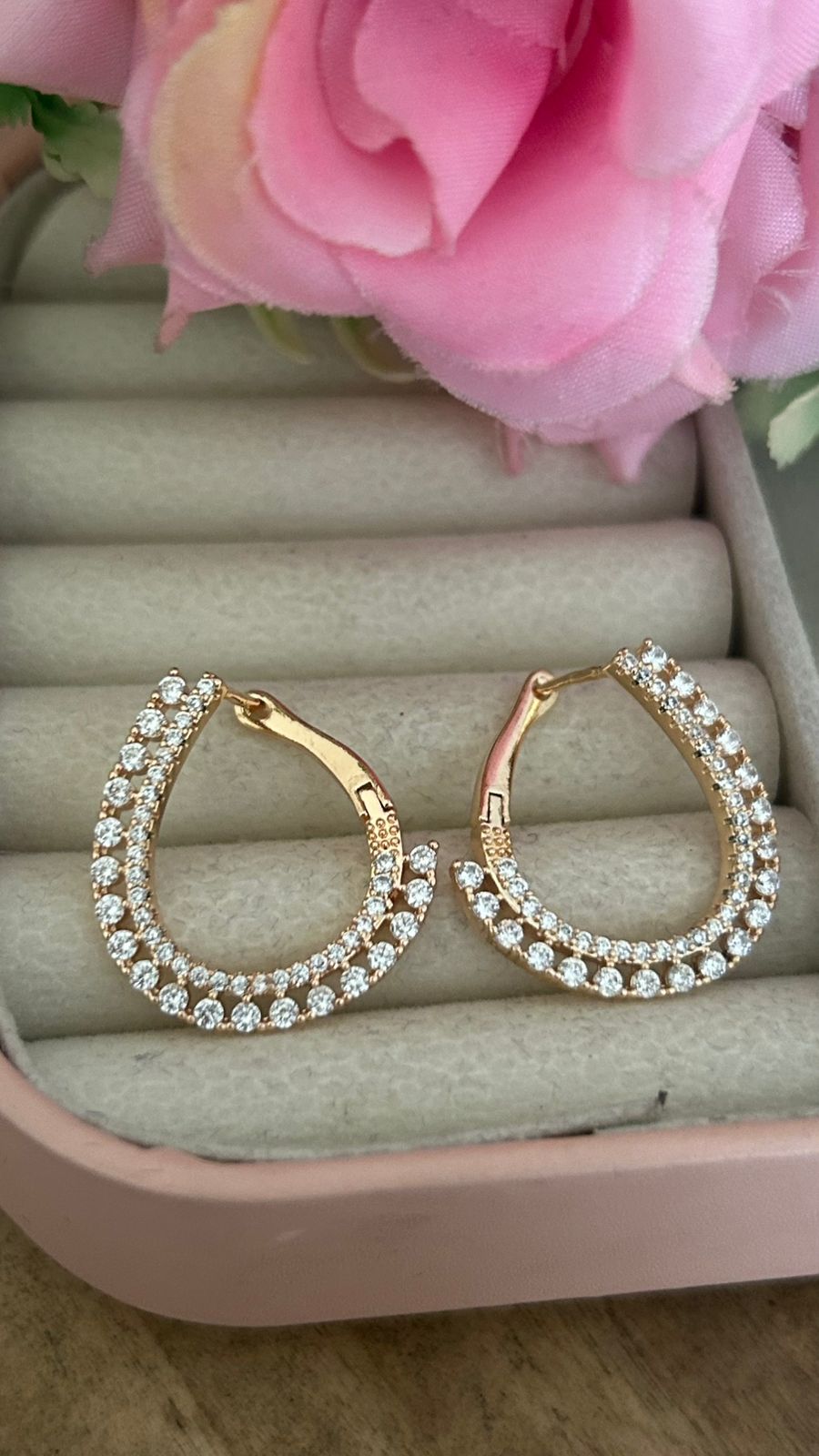 CZ Party Wear Bali Earrings for Women