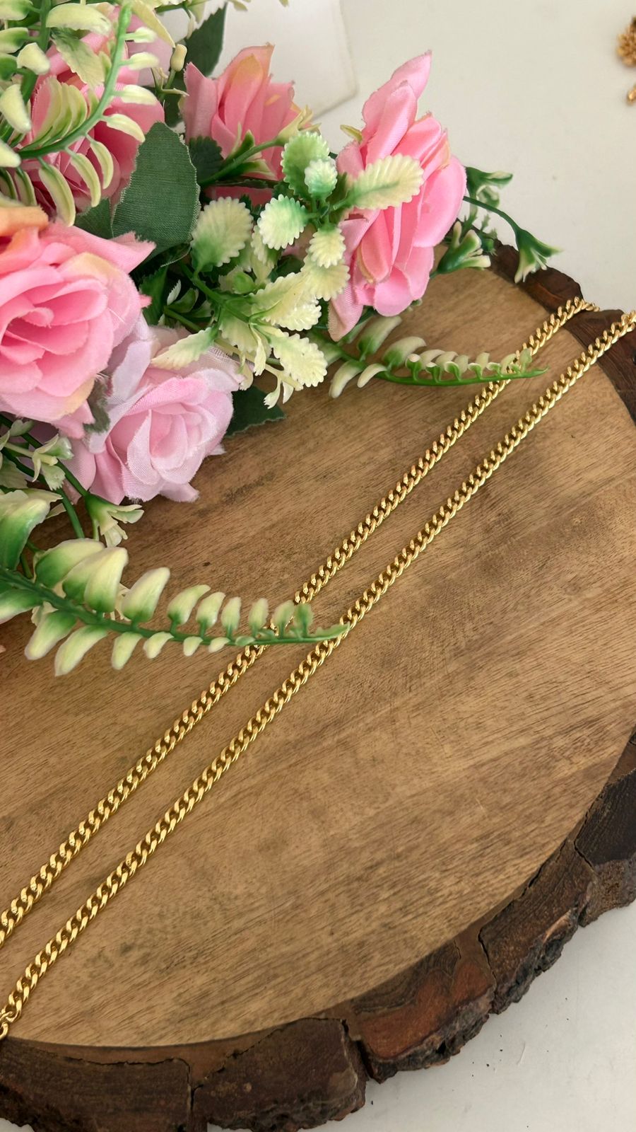 Traditional Panchaloham Curb Chain – unpolished Daily Wear Jewelry in 10 n half inch
