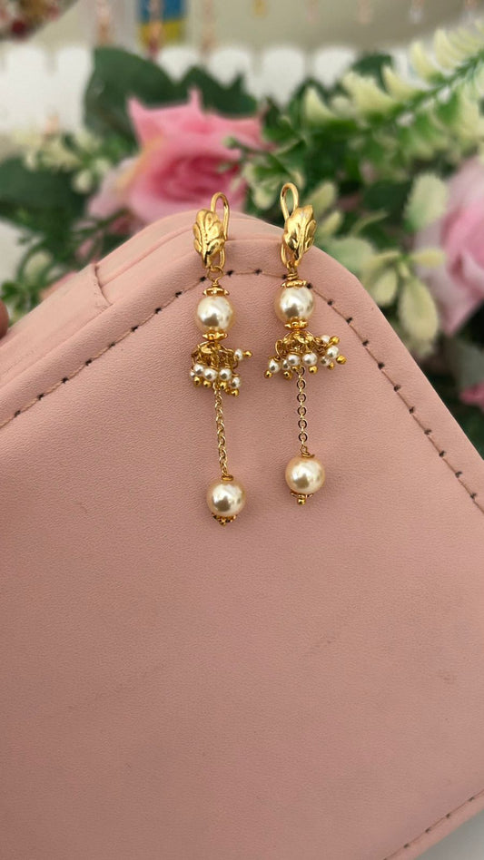 Swarovski Pearl hanfing drop Earrings