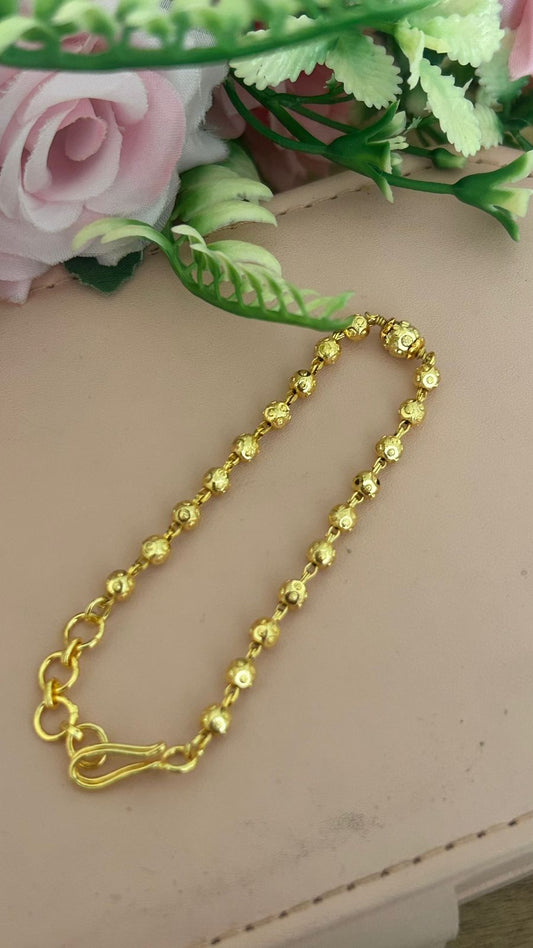 Traditional Micro Gold Plated Bracelet | Antique Gold Replica