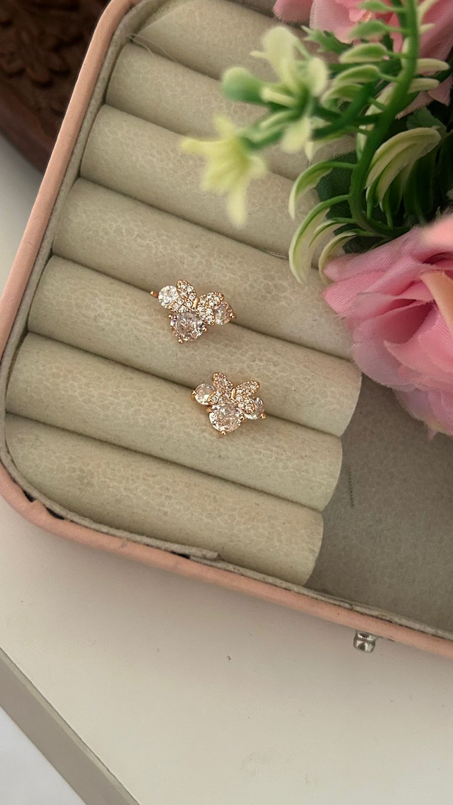 Petite Sparkle Stud Earrings – Micro Crystal Daily Wear Studs
