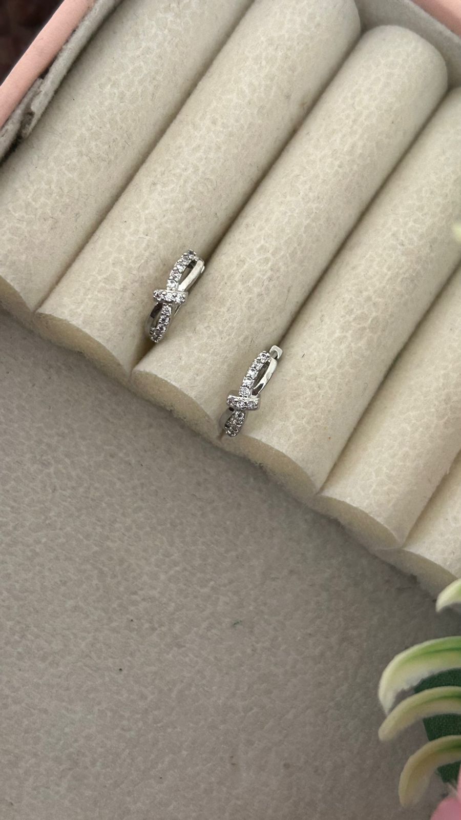 Forever Love Infinity Drop Earrings with Crystal Stones