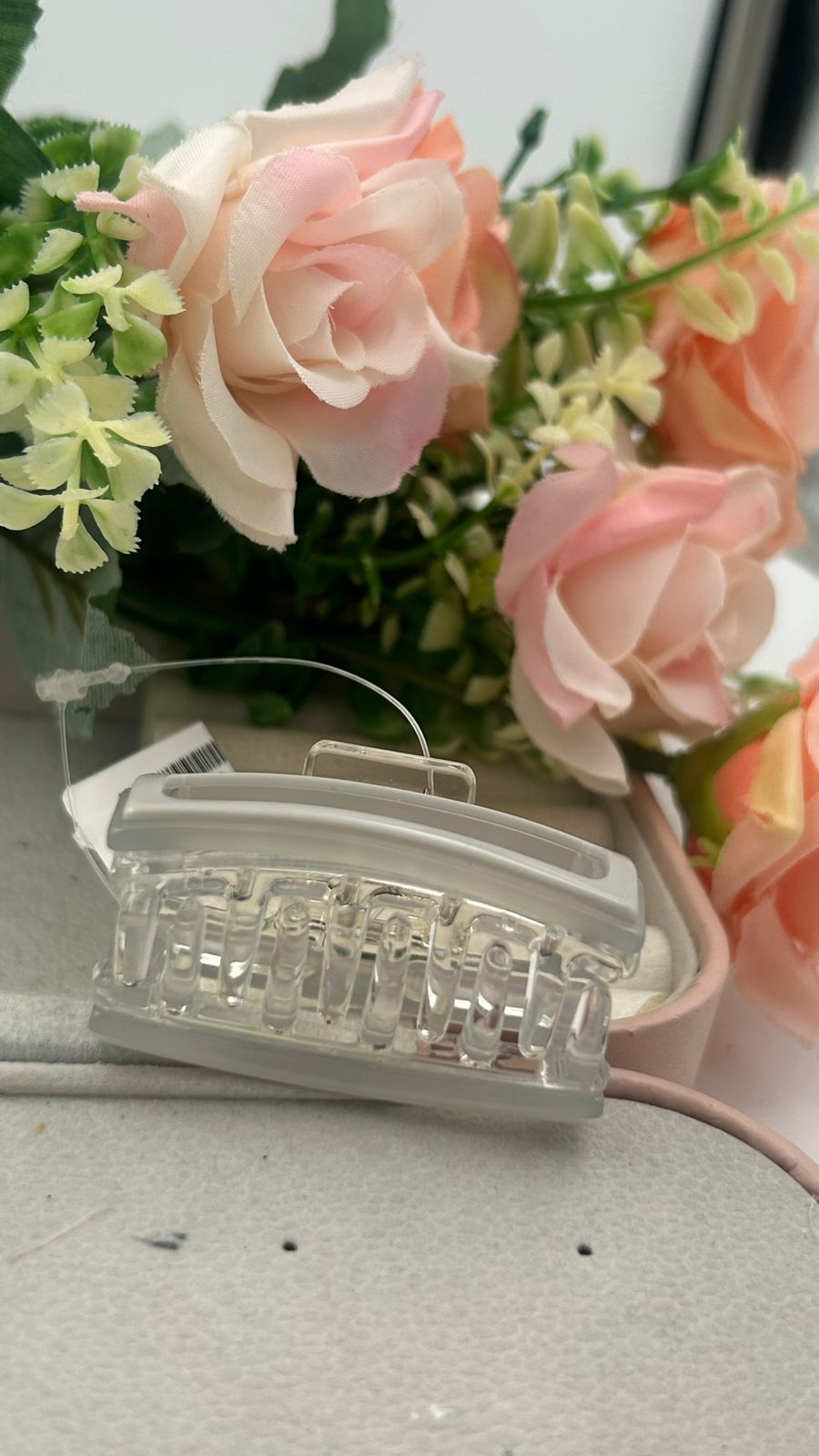 Rectangular Acrylic Hair Claw Clips – Minimalist Pastel Hair Accessories