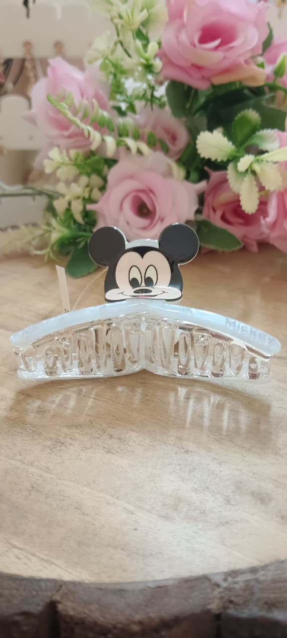 Mickey Minnie Acrylic Hair Clips – Stylish Kids Hair Accessories
