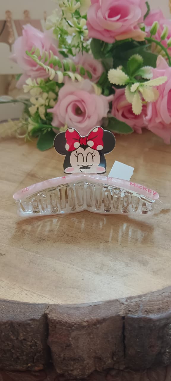 Mickey Minnie Acrylic Hair Clips – Stylish Kids Hair Accessories