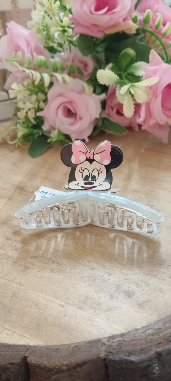 Mickey Minnie Acrylic Hair Clips – Stylish Kids Hair Accessories