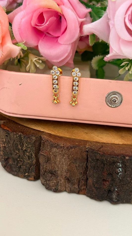 Panchaloham Polished Jewellery Earrings | Beautiful Stone Drop Earrings