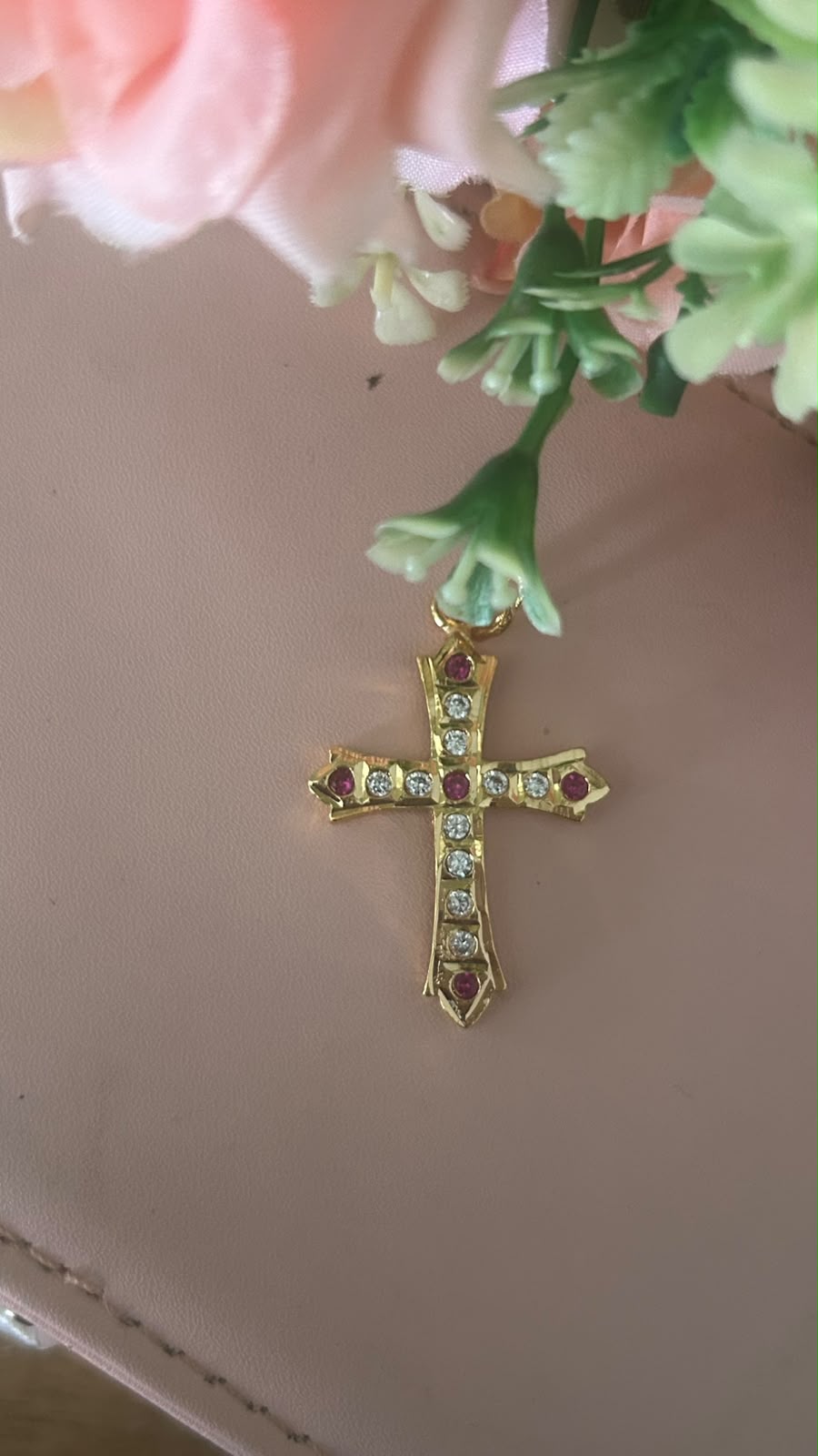 Panchaloham Polished Jesus Christ Locket with CZ Stones
