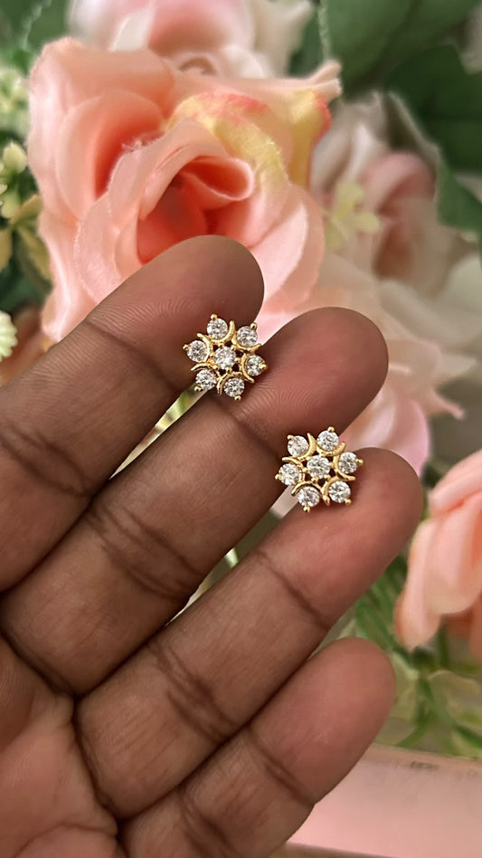 Panchaloham Polished Shimmer Burst Earrings