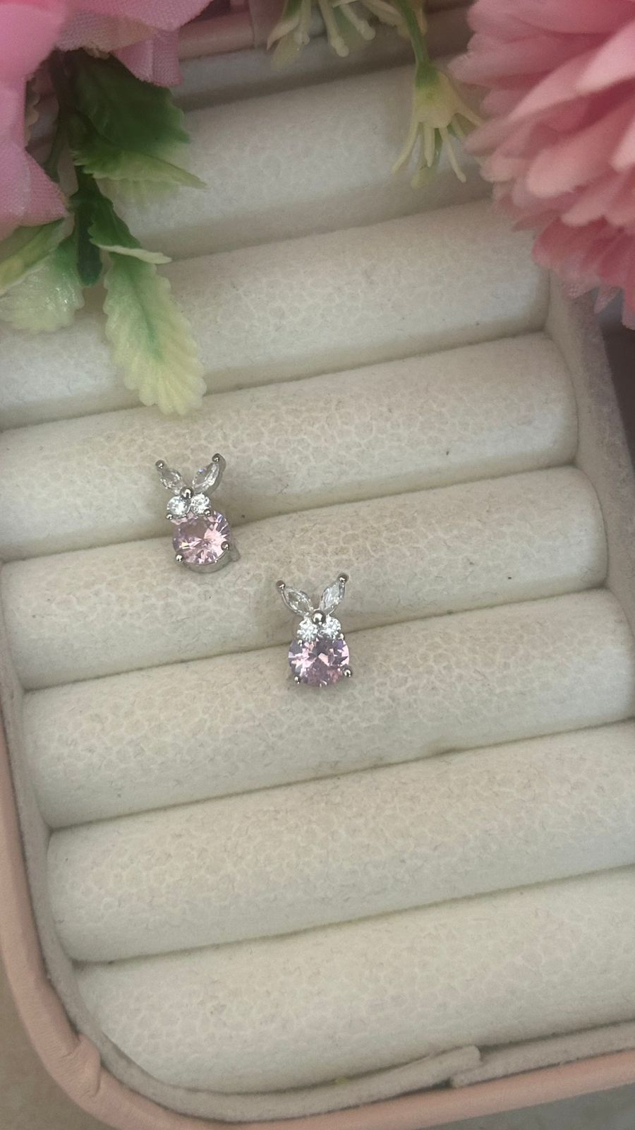 Crystal Charm Bows -Zircon Stud Earrings for Girls & Women