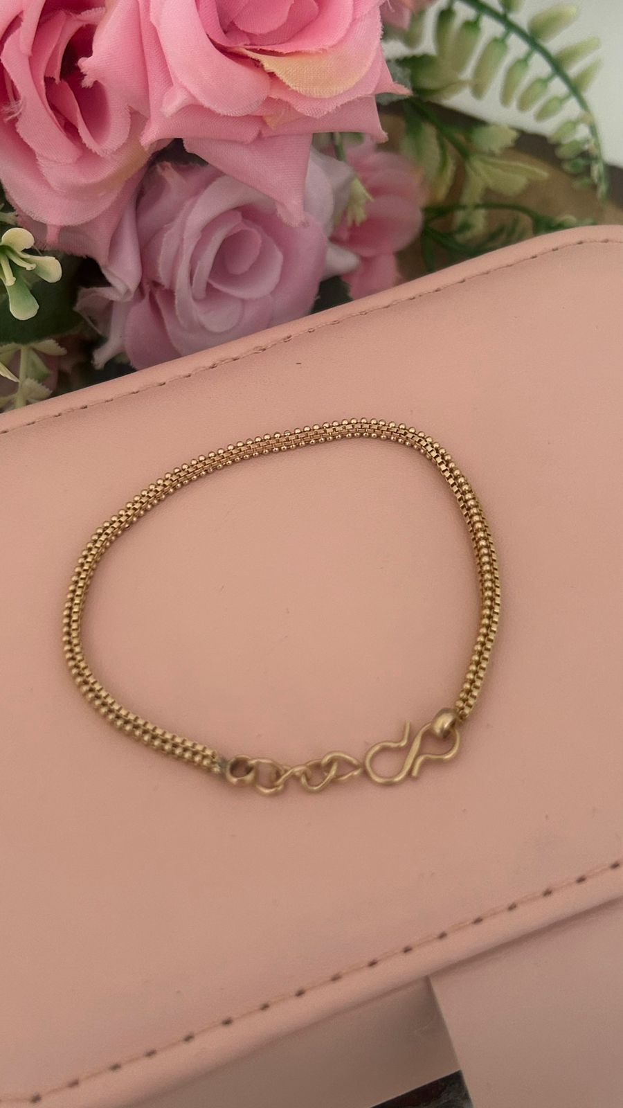 Heritage Panchaloham unpolished Minimal Chain Bracelet