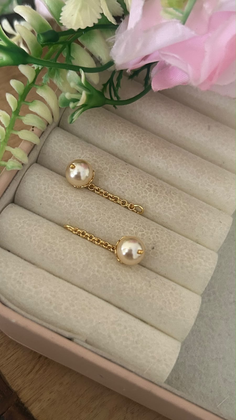 Panchaloham flower earrings