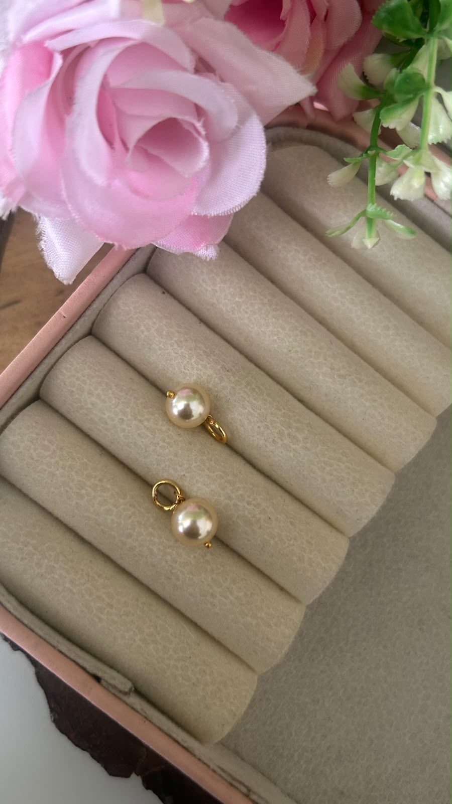 Panchaloham Multicolor Floral Stud Earrings with Gold Polish