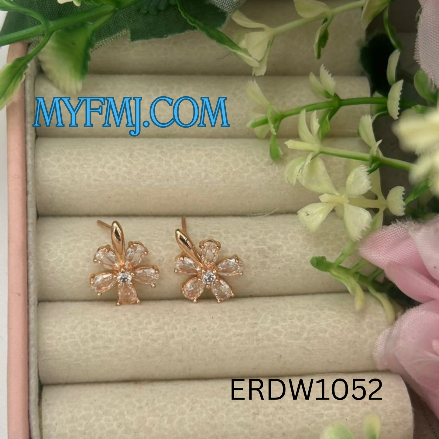 FLOWER LEAFS EARRINGS