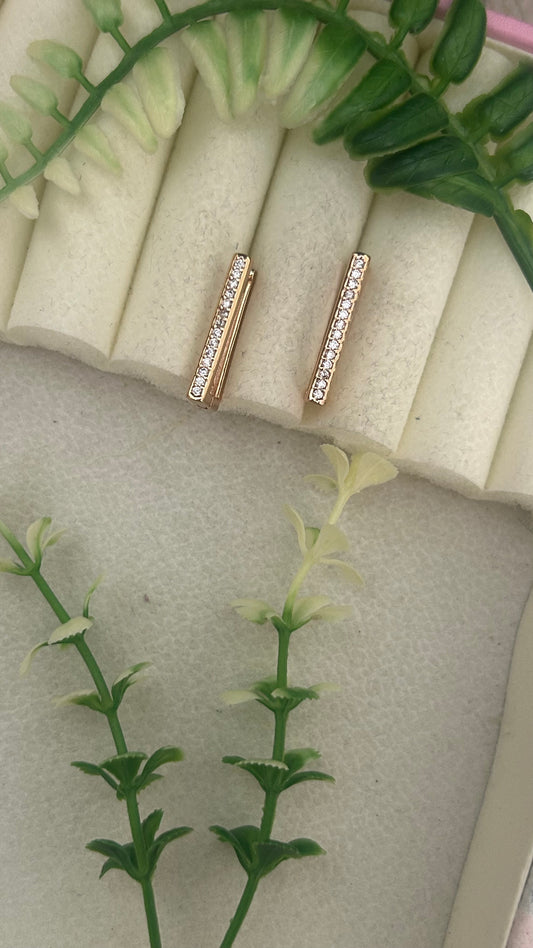 CZ bali  long hoops